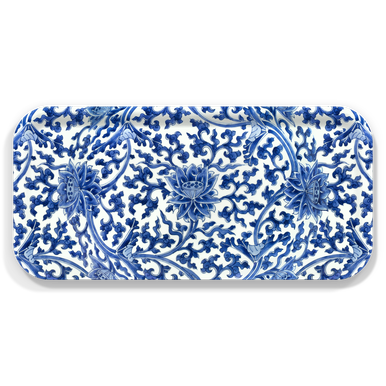 Blue & White Tray