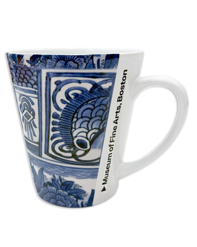Blue & White Latte Mug
