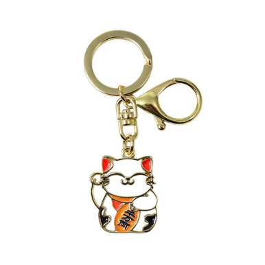 Maneki Neko Cat Key Chain