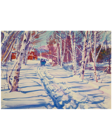 MFA First Snow Holiday Cards