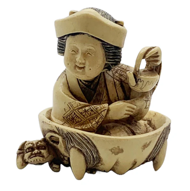 Otafuku Netsuke