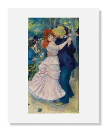 Pierre-Auguste Renoir, Dance at Bougival 8 x 10 Matted Print - MFA