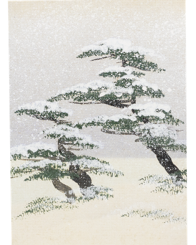 MFA Pine-covered Islands in Snow Holiday Cards
