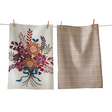 Autumn Bloom Dishtowels Set of 2