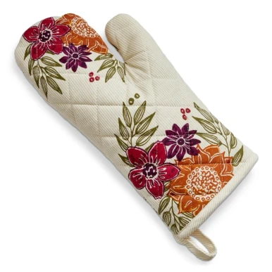 Autumn Bloom Oven Mitt
