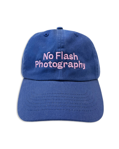 "No Flash Photography" Baseball Hat