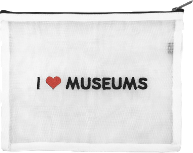 "I LOVE MUSEUMS" Small Pouch