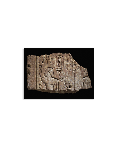 Relief of Amenhotep III and Sekhmet Acrylic Magnet