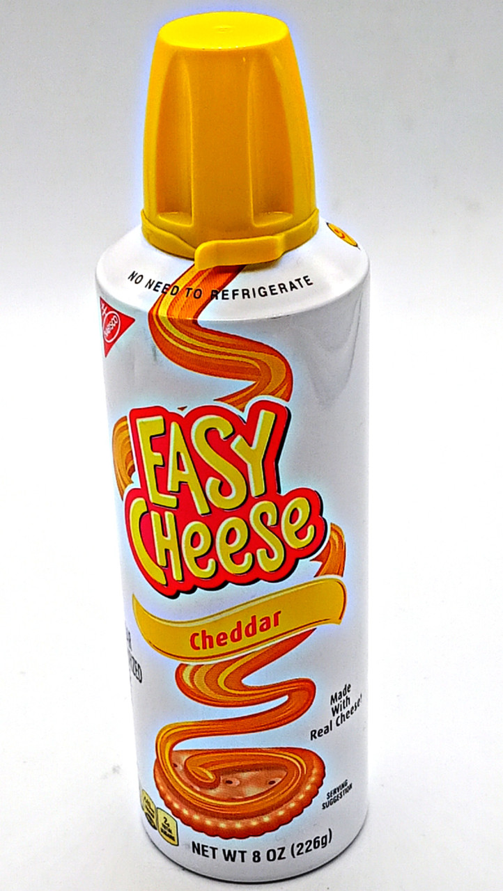 Easy Cheese Cheddar Cheese Snack, 8 oz 
