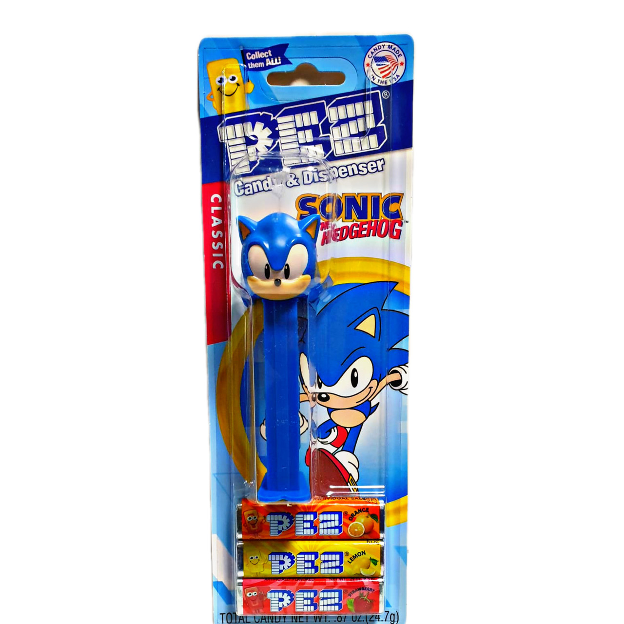 sonic the hedgehog pez
