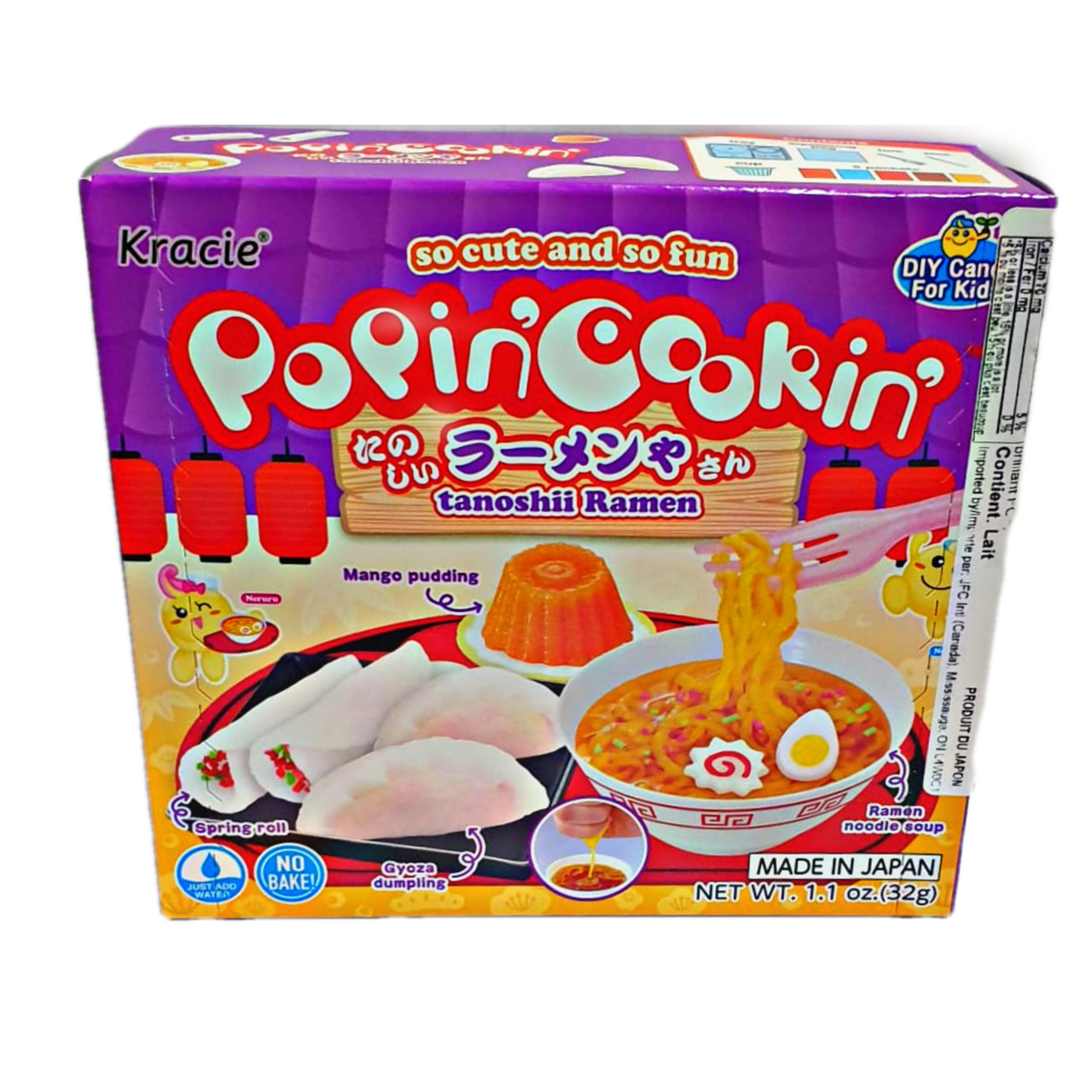 DIY Japanese Candy Kit Popin' Cookin' Ramen