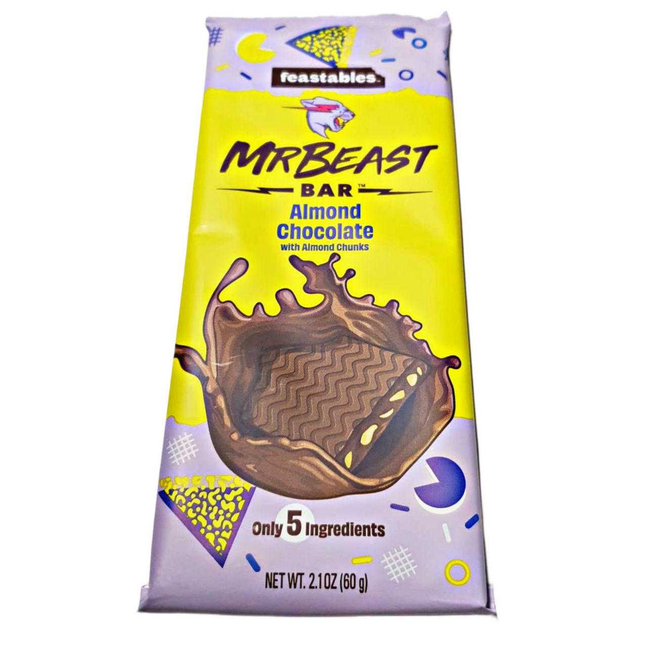 Mr Beast Almond Chocolate Bar w Almond Chunks