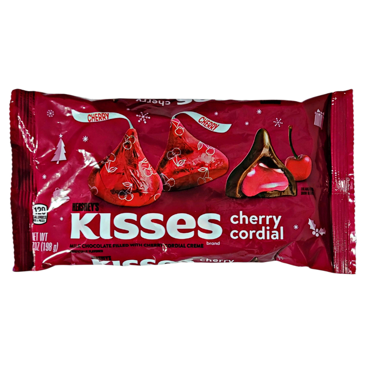 Hersheys Cherry Cordial Kisses 7 Oz Bag 