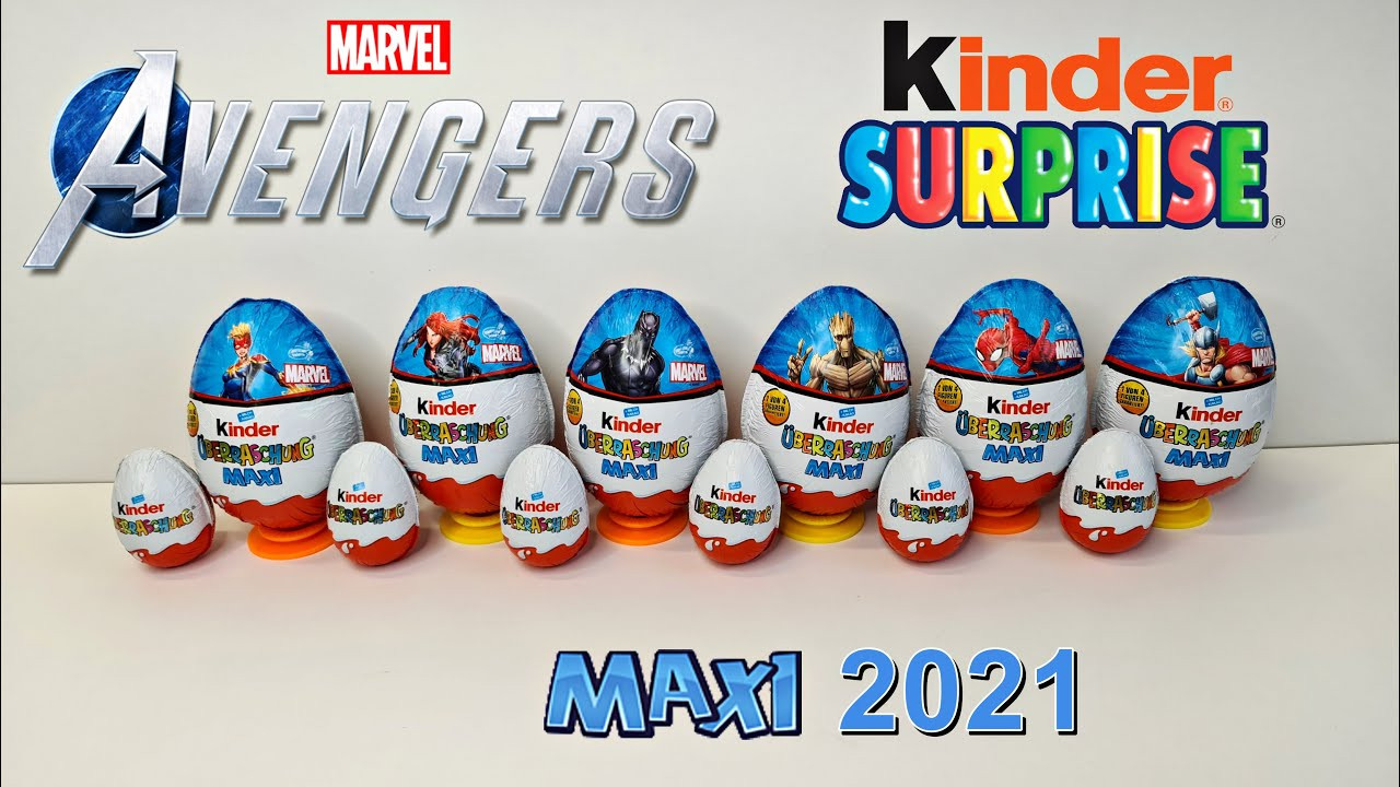 Marvel Avengers Chocolate Kinder Egg