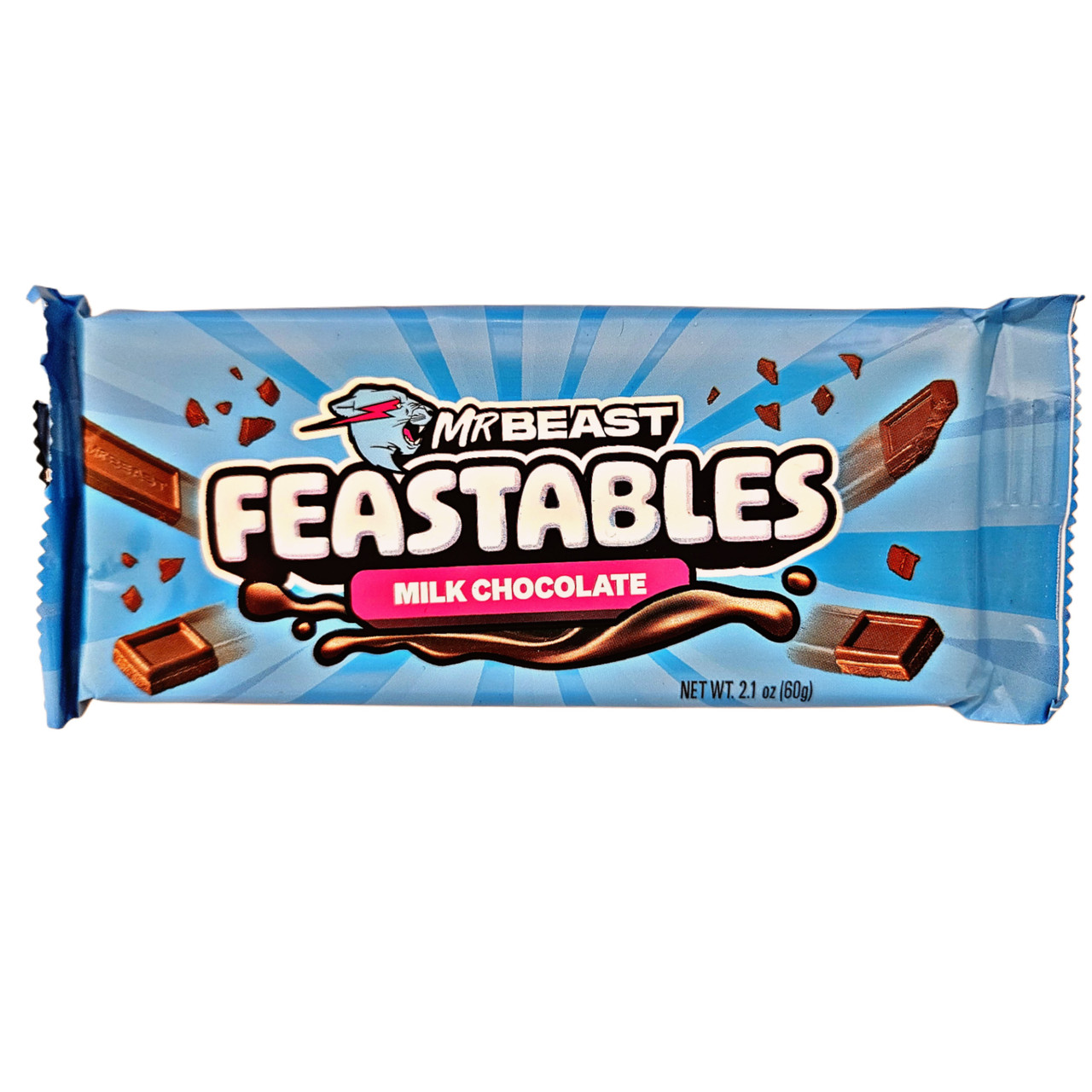 【大袋】MR BEAST FEASTABLES チョコレート Feastables Mr Beast Milk Chocolate, Peanut Butter Milk