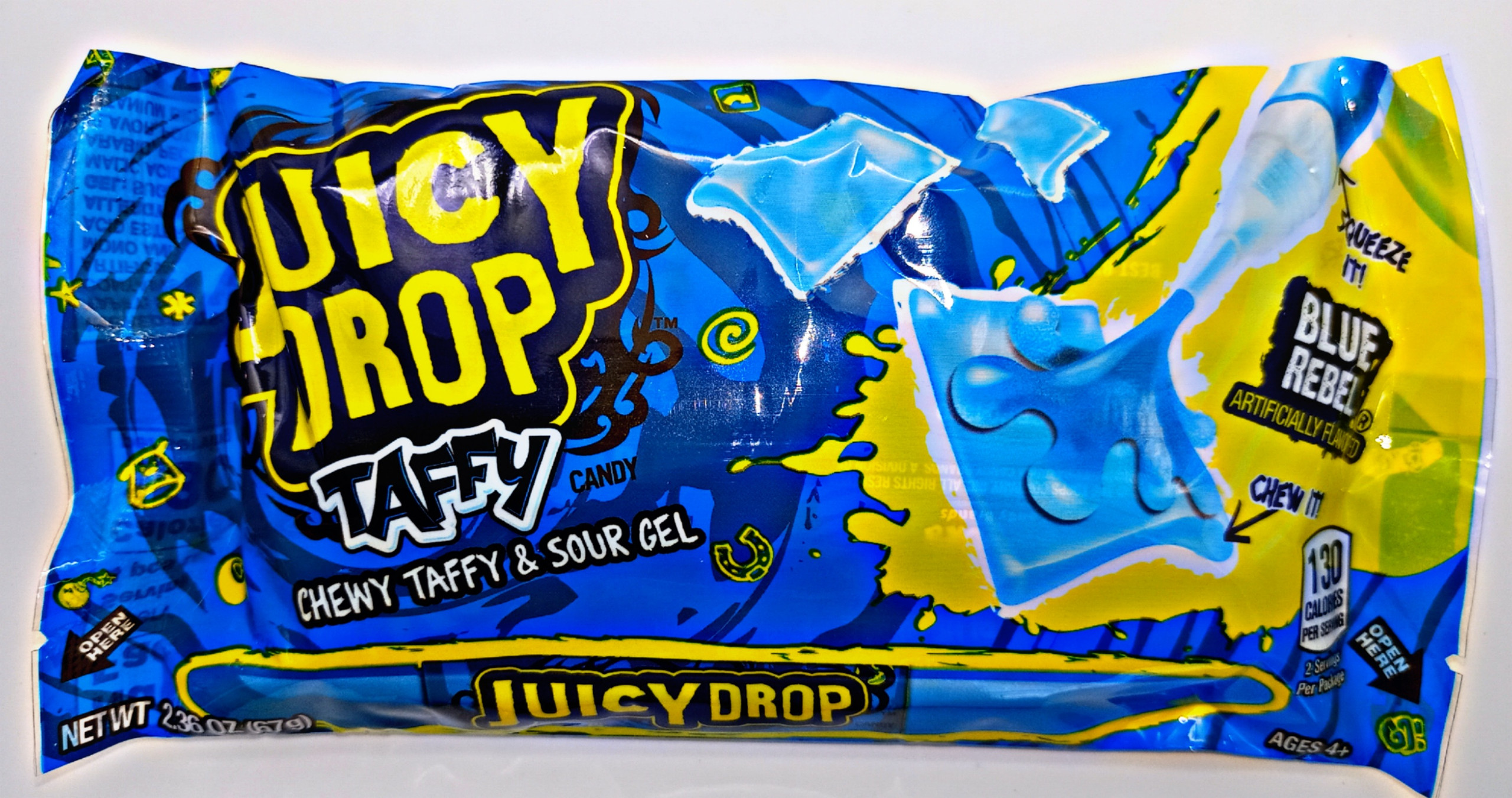 Topps Juicy Drop Taffy Blue Rebel