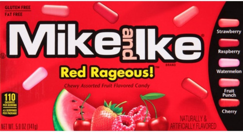 Mike & Ike Red Rageous Theatre Box 120g