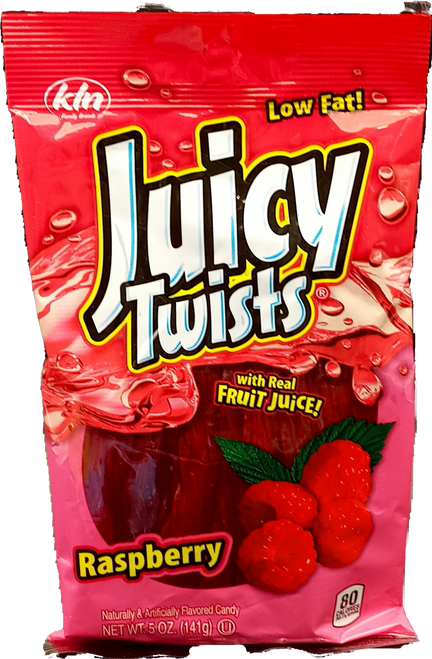 Juicy Twists Licorice - Raspberry