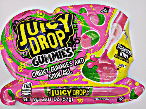 Topps Juicy Drop Gummies  Strawberry Kiwi