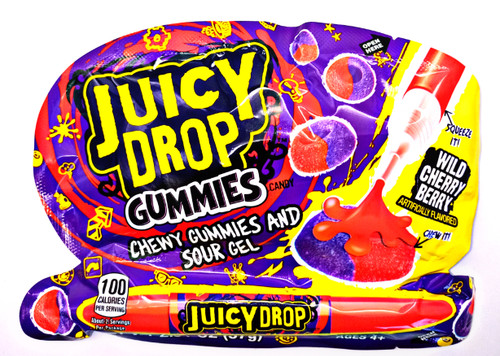 Topps Juicy Drop Gummies  Wild Berry Cherry