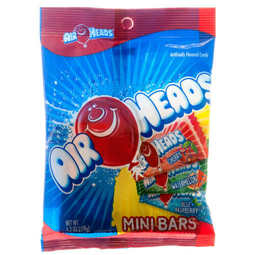 AirHeads Mini Bars - Assorted Flavours 119g (Bag) AirHeads Mini Bars - Assorted Flavours 119g (Bag)