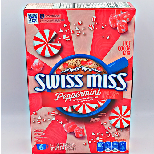 Swiss Miss Hot Cocoa Mix Peppermint Christmas