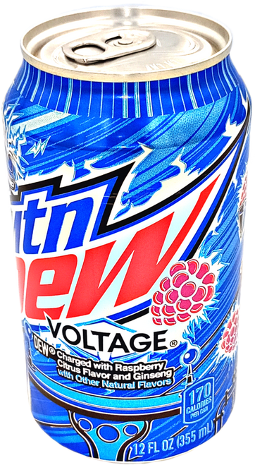 Mountain Dew Voltage Raspberry and Ginseng Mountain Dew Voltage Raspberry and Ginseng