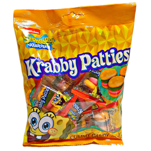 Krabby Patties Gummy Peg Bag