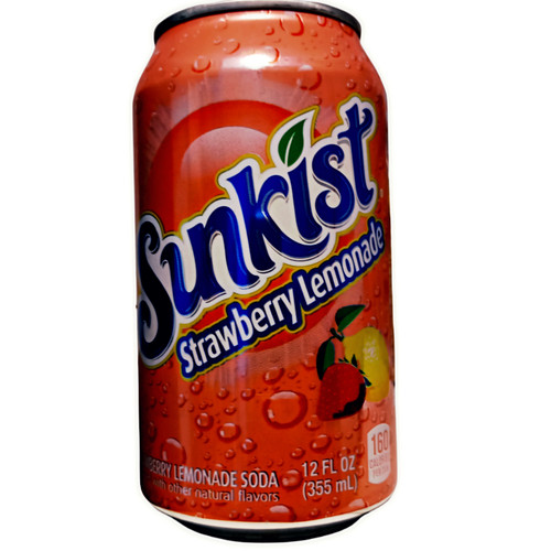 Sunkist Strawberry Lemonade Can