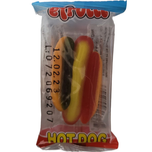 Efrutti Mini Hot Dog Gummi Candy