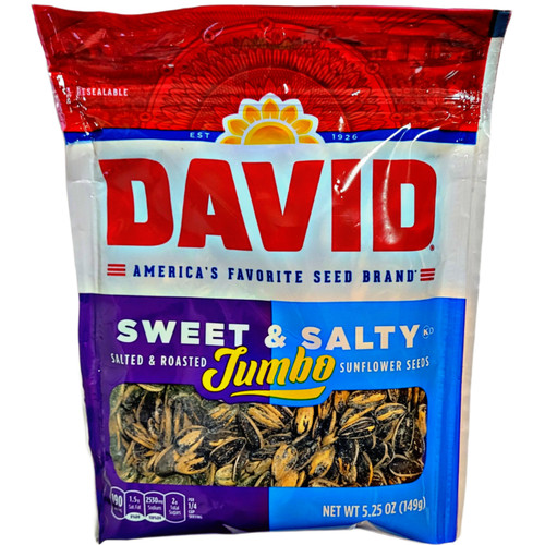 David Sweet & Salty Roasted Jumbo Sunflower Seeds