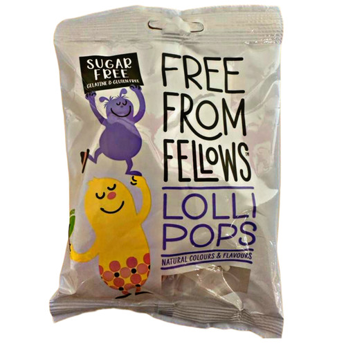 Free From Fellows Cola & Strawberry Lollipops