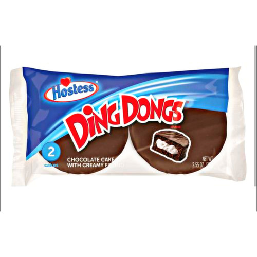 Hostess Ding Dongs Chocolate Cake- 2 Packs 2.55oz