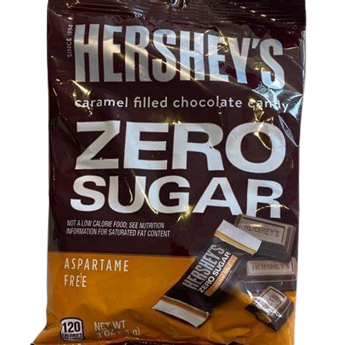 Hersheys Candy ZERO SUGAR Caramel Filled chocolate