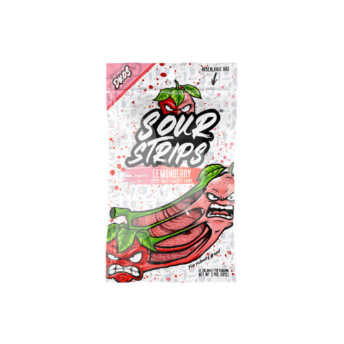 Sour Strips Bag Lemonberry