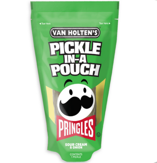 Van Holten’s Jumbo Pickle in a Pouch – Pringles Sour Cream & Onion Flavor Van Holten’s Jumbo Pickle in a Pouch – Pringles Sour Cream & Onion Flavor