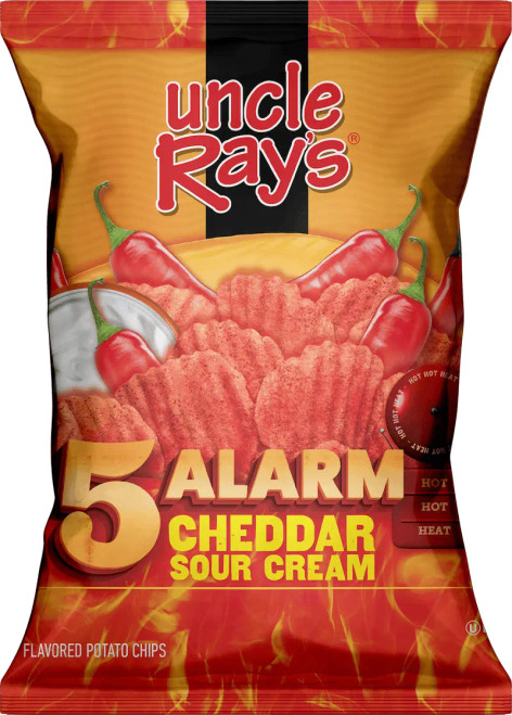 Uncle Ray's 5 Alarm Cheddar & Sour Cream 85 g Uncle Ray's 5 Alarm Cheddar & Sour Cream 85 g