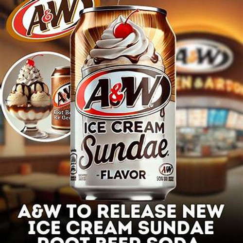 A&W Ice Cream Sundae Soda 355 mL A&W Ice Cream Sundae Soda 355 mL