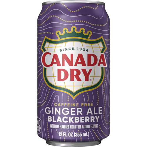 Canada Dry Blackberry Ginger Ale 355 mL