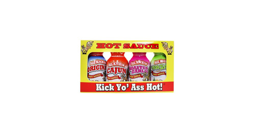 Ass Kickin Kick Yo Ass Hot Mini Bottle Hot Sauce 4pk Ass Kickin Kick Yo Ass Hot Mini Bottle Hot Sauce 4pk