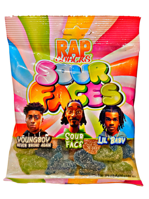 Rap Snacks Sour Faces 150g
