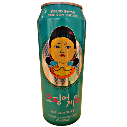 Netflix Squid Game Energy Drink Green Melon flavor 500ml Netflix Squid Game Energy Drink Green Melon flavor 500ml