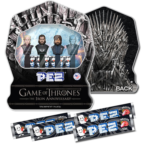 Pez Game of Thrones Candy Dispenser Gift Tin