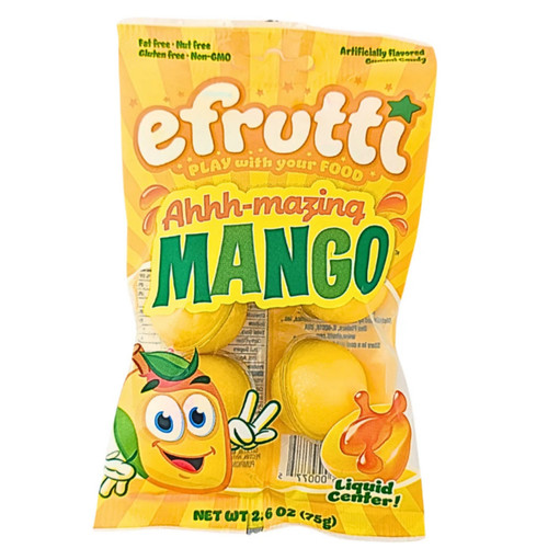 eFrutti Ahhh-mazing Mango Gummy Candy 75g