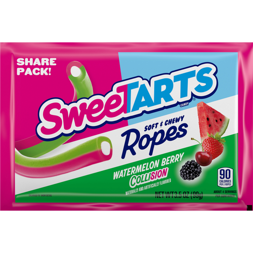 Sweetarts Watermelon & Berry Ropes 3.5 oz Bag