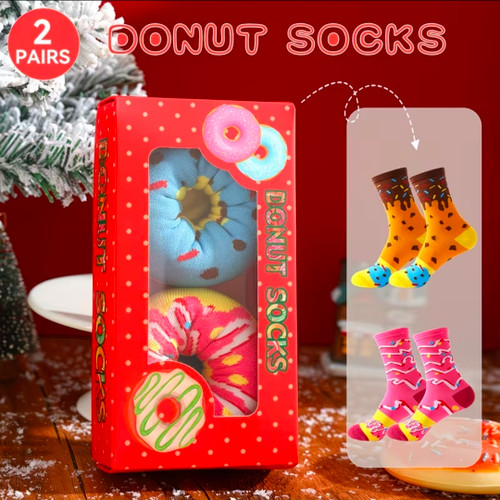 Donut Socks - 2 Pairs