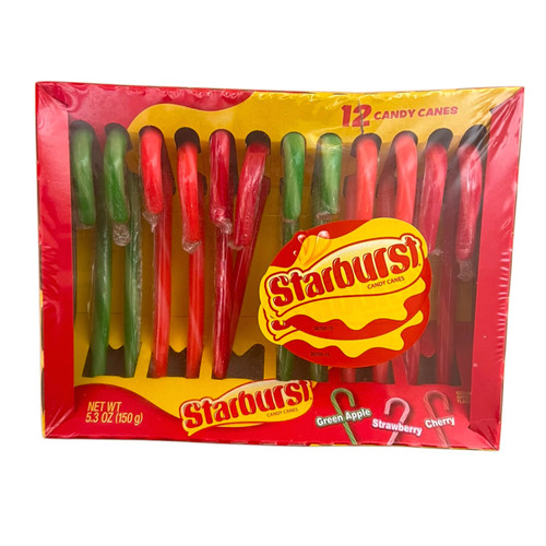 Starburst Assorted Candy Canes 150g