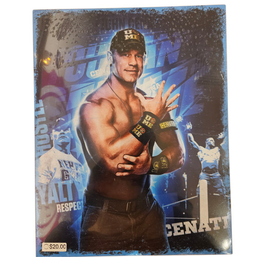 John Cena Metallic Poster