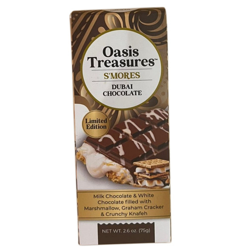 Oasis Treasures S'mores Dubai Chocolate 75g