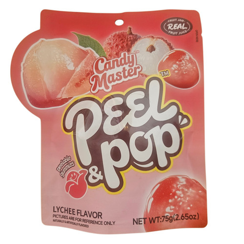 Amos Peelerz Peelable Gummy Peach 170g